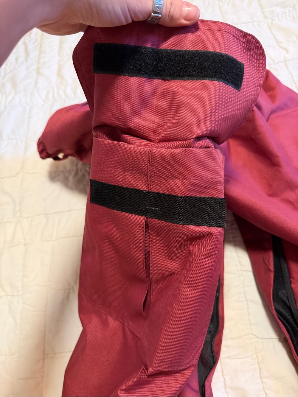 Maroon Baggy Snowpants - Picture 6 of 8